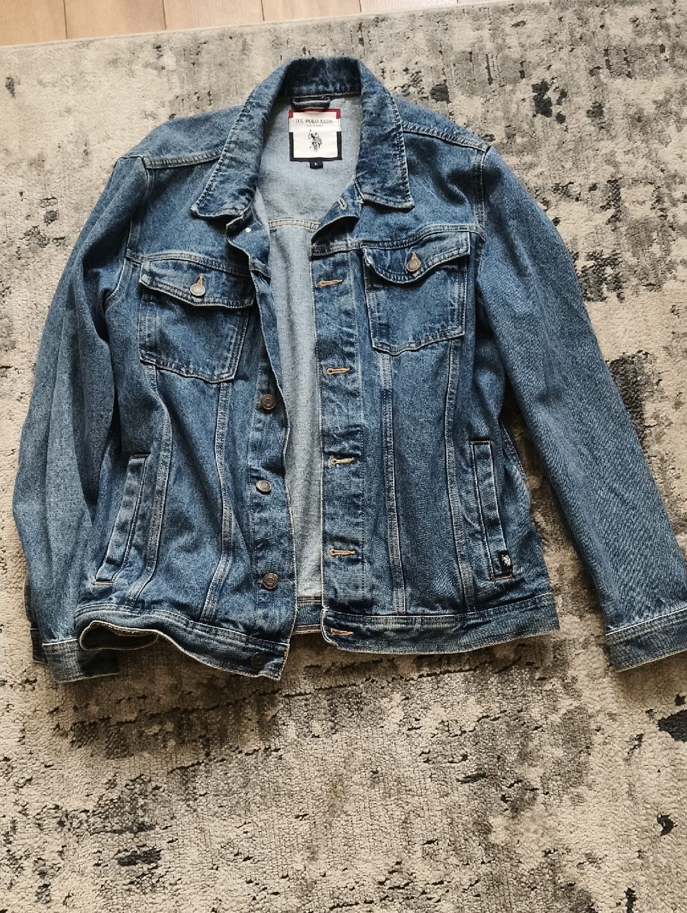 U.S. Polo Assn. Blue Denim Trucker Jacket